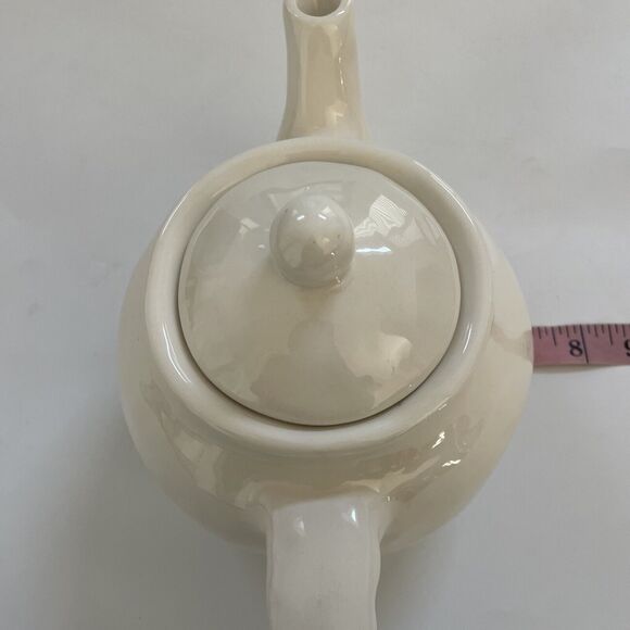 Pottery‎ Barn Tea Garden Tea Pot “BELIEVE” Rae Dunn Design 1.5 Quarts 6 Cup - Picture 9 of 10